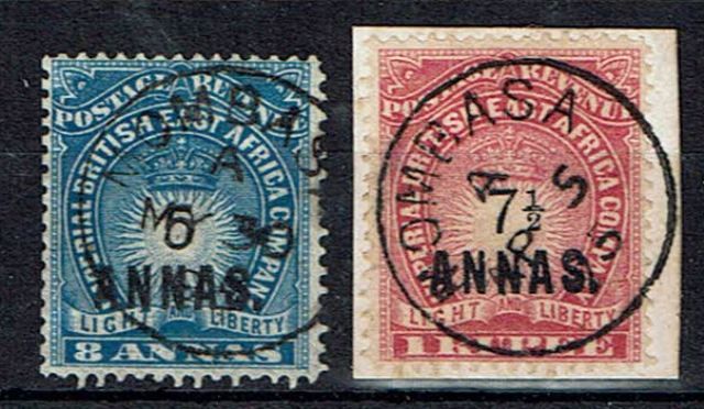 Image of KUT-British East Africa SG 27/8 FU British Commonwealth Stamp
